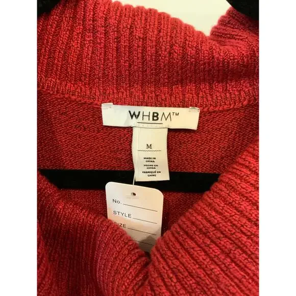 WHBM Cozy Cowl Neck Sweater Dress - Size M - Picture 3 of 3